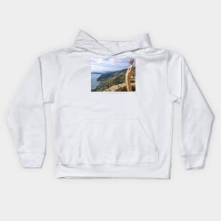 Eze Village, France Kids Hoodie